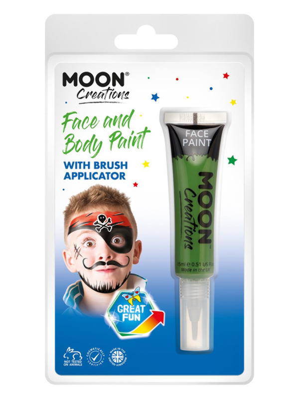 Moon Creations Face & Body Paints -  Green - C01815