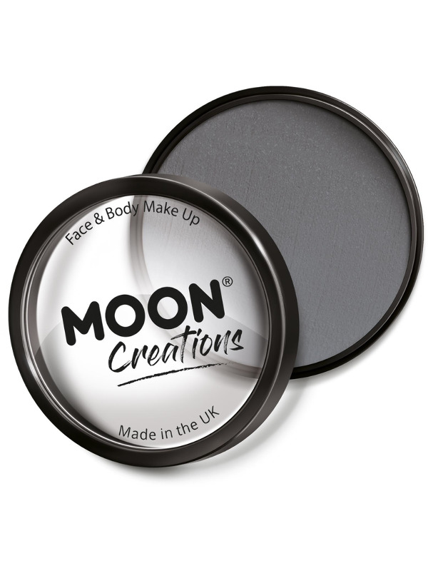 Moon Creations Pro Face Paint Cake Pot -  Dark Grey - C12521
