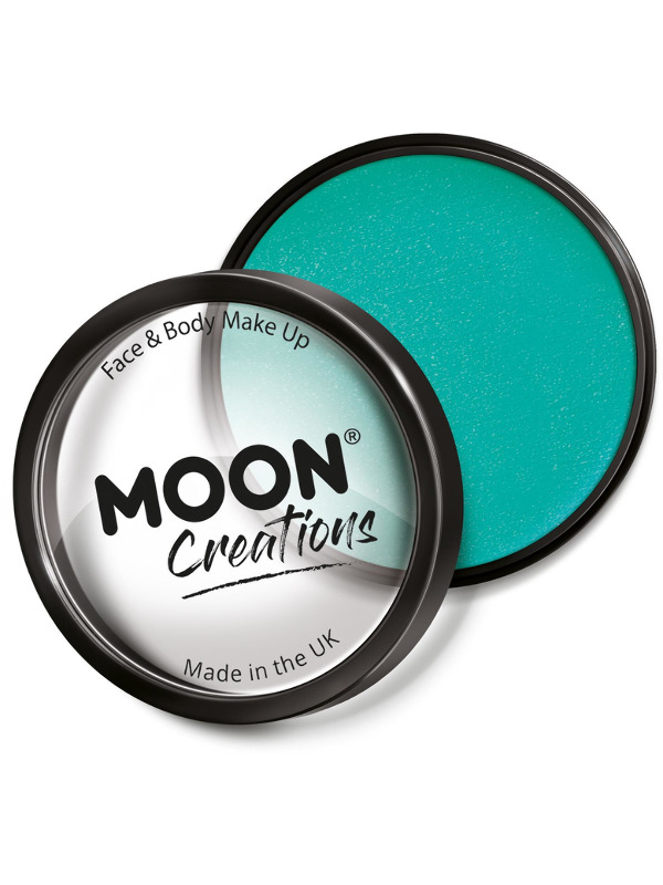 Moon Creations Pro Face Paint Cake Pot -  Turquoise - C12736