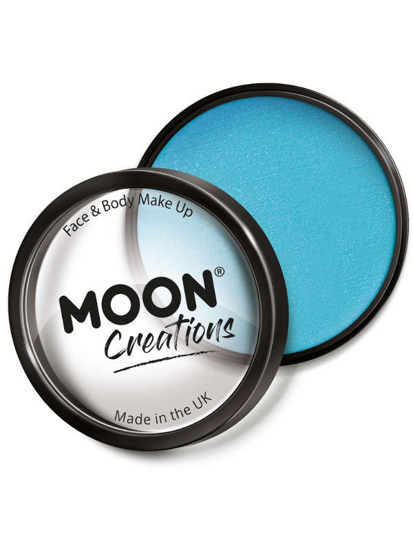 Moon Creations Pro Face Paint Cake Pot -  Aqua - C12743