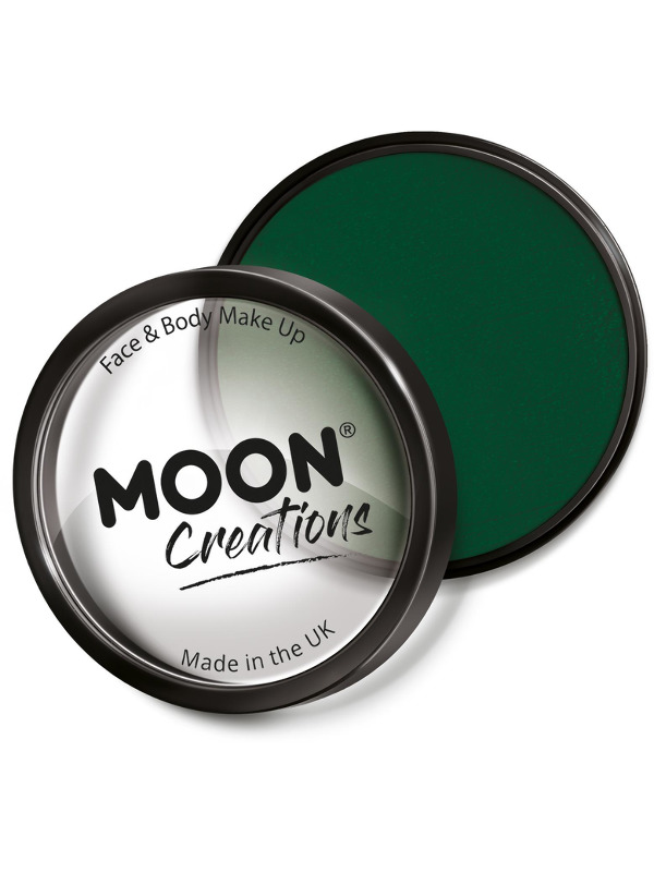Moon Creations Pro Face Paint Cake Pot -  Dark Green - C12781