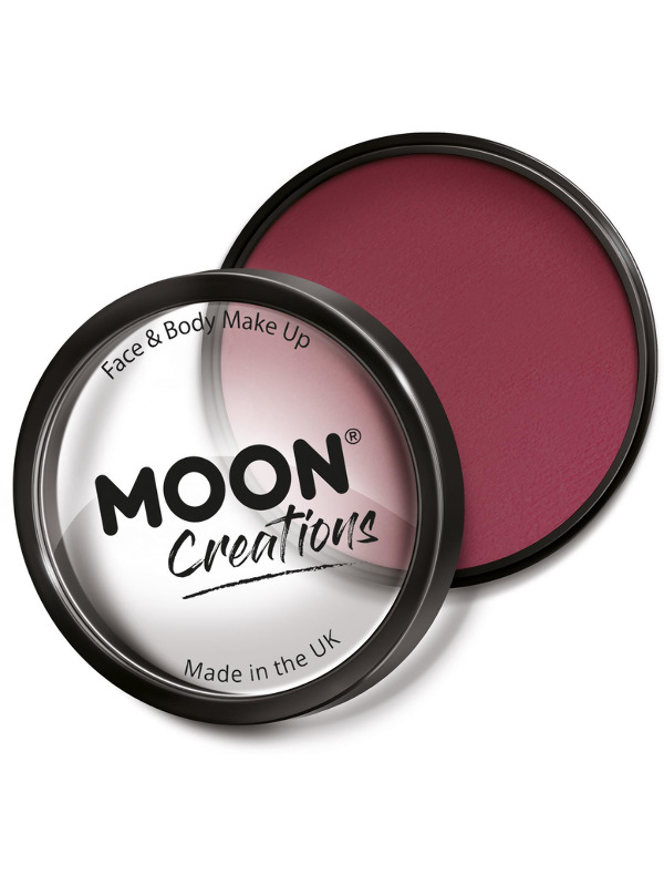 Moon Creations Pro Face Paint Cake Pot -  Dark Pink - C12866
