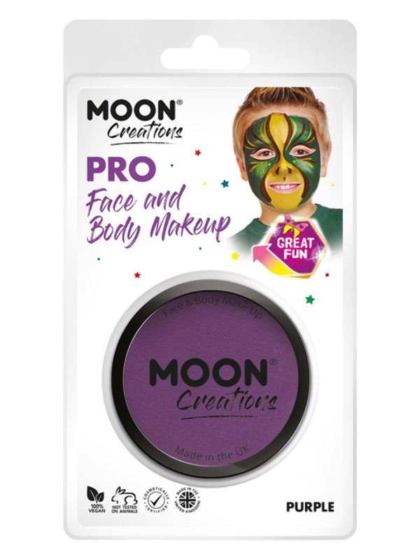 Moon Creations Pro Face Paint Cake Pot -  Purple - C24081