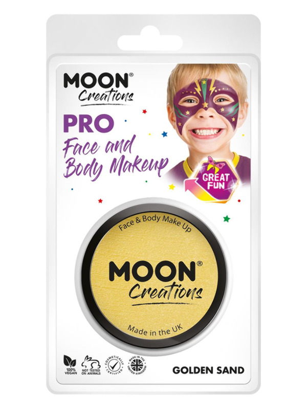 Moon Creations Pro Face Paint Cake Pot - Golden Sand - C24395