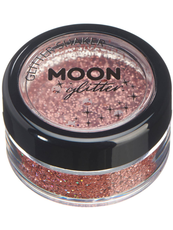 Moon Glitter Holographic Glitter Shakers - Rose Gold - G00610