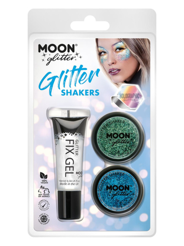 Moon Glitter Holographic Glitter Shakers -  Assorted - G00771