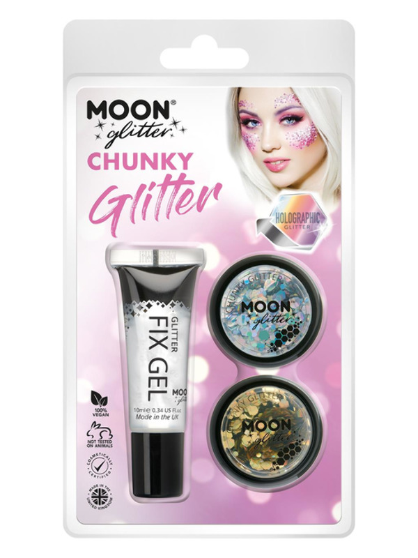 Moon Glitter Holographic Chunky Glitter -   - G04694