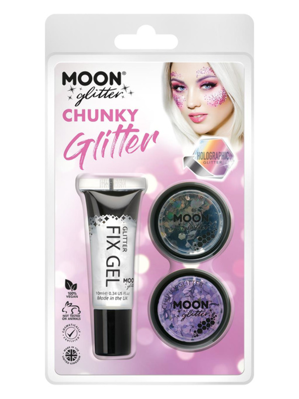 Moon Glitter Holographic Chunky Glitter -   - G04724