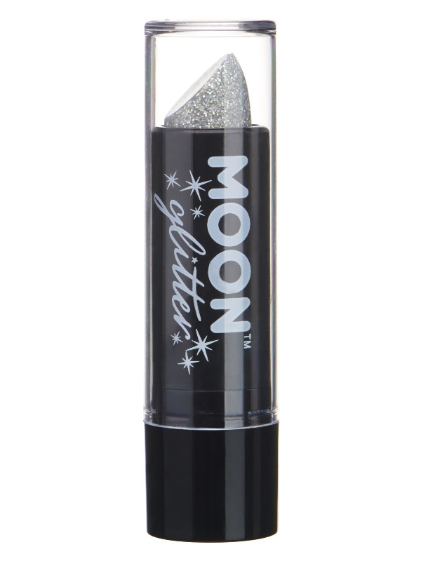 Moon Glitter Holographic Glitter Lipstick -  Silver - G07503
