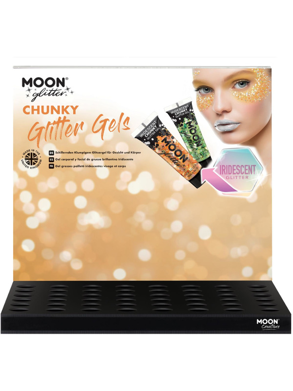 Moon Glitter Iridescent Chunky Glitter Gel -   - G13597