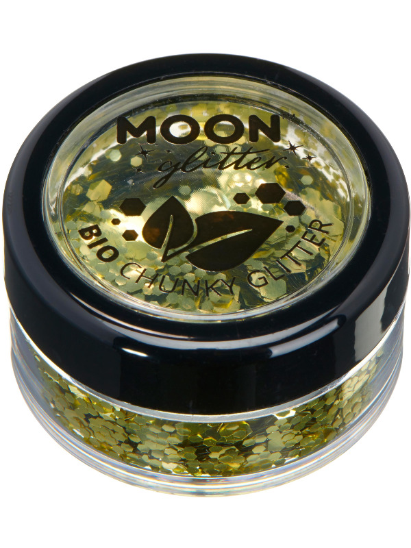 Moon Glitter Bio Chunky Glitter -  Gold - G13818