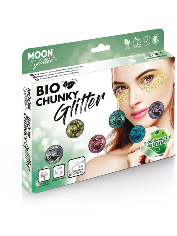 Moon Glitter Bio Chunky Glitter -  Assorted - G13900