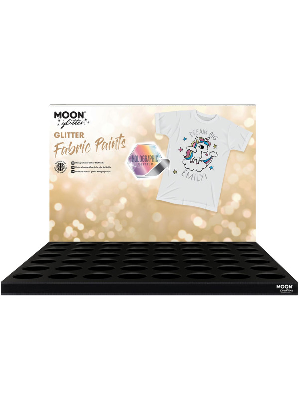 Moon Glitter Holographic Glitter Fabric Paint - G14587