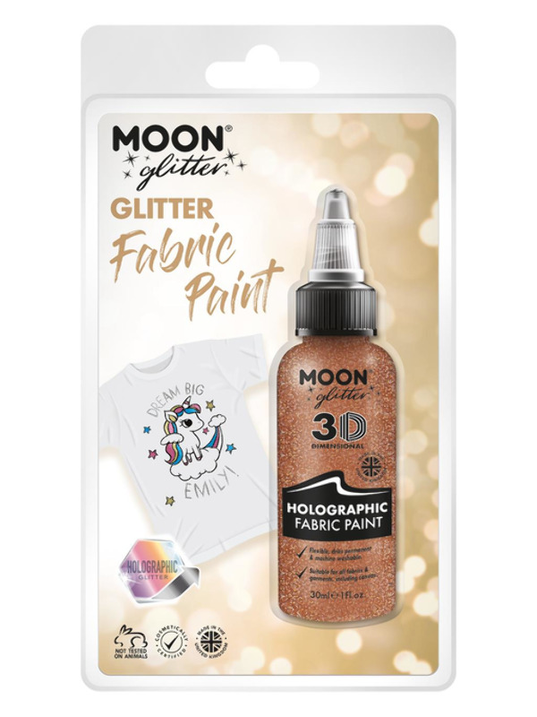 Moon Glitter Holographic Glitter Fabric Paint - G14631