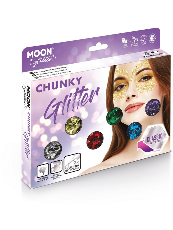 Moon Glitter Classic Chunky Glitter -  Assorted - G20083