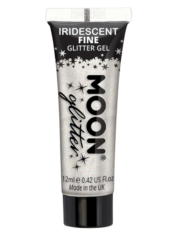 Moon Glitter Iridescent Glitter Gel -  White - G21004