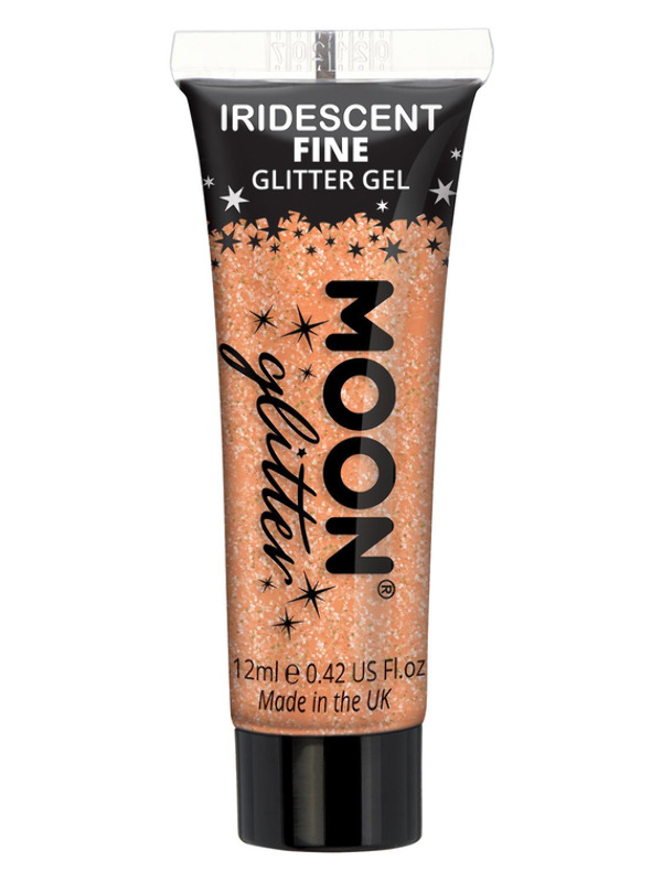 Moon Glitter Iridescent Glitter Gel -  Orange - G21028