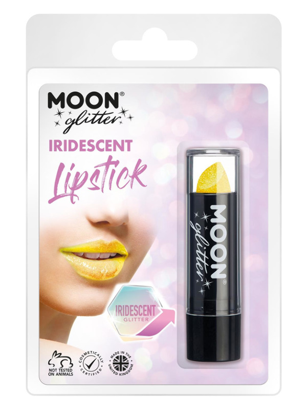 Moon Glitter Iridescent Glitter Lipstick -  Yellow - G26658