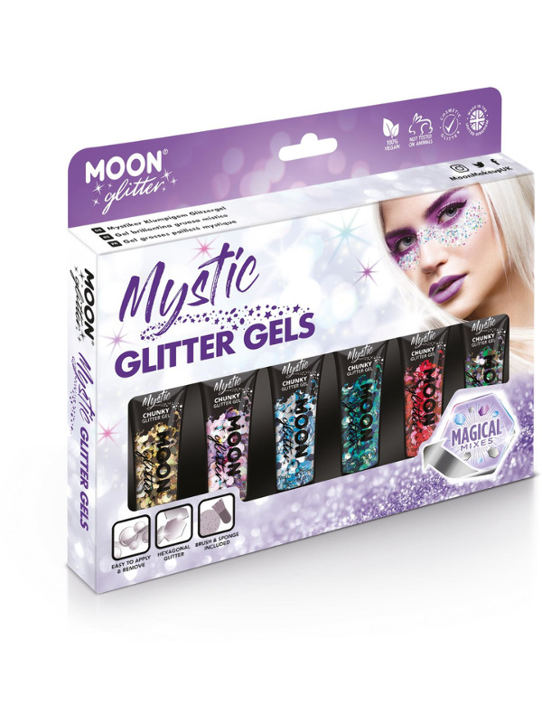 Moon Glitter Mystic Chunky Glitter Gel -  Assorted - G29581