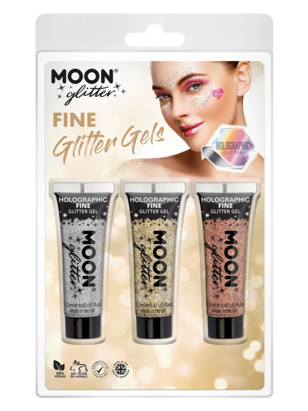 Moon Glitter Holographic Fine Glitter Gel -   - G30624