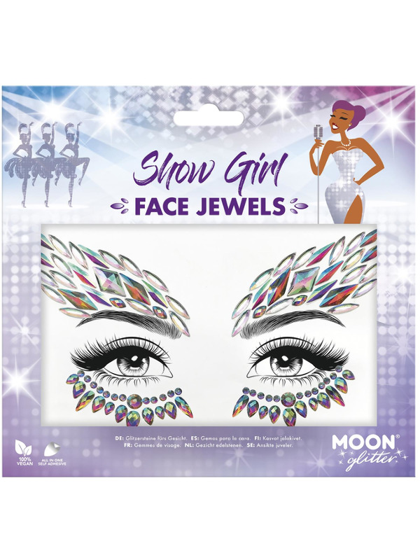 Moon Glitter Face Jewels -  Show Girl - G47592