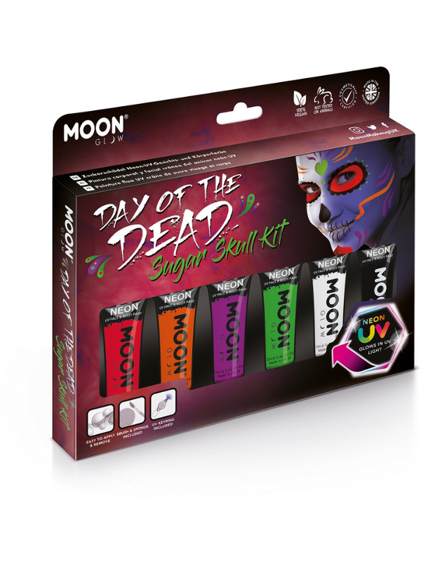 Moon Glow Intense Neon UV Face Paint -  Assorted - M02591