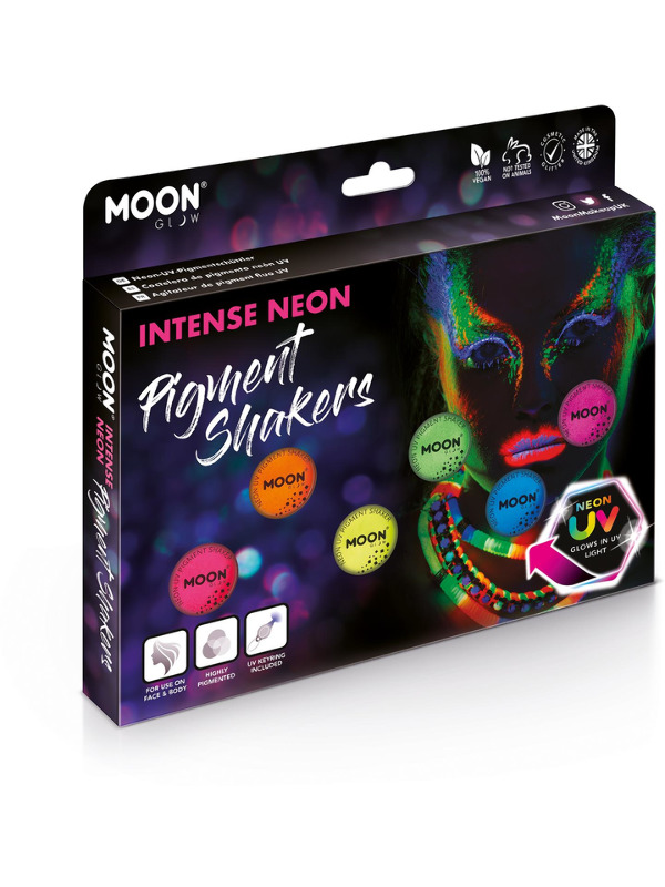 Moon Glow Intense Neon UV Pigment Shakers -  Assorte - M34110