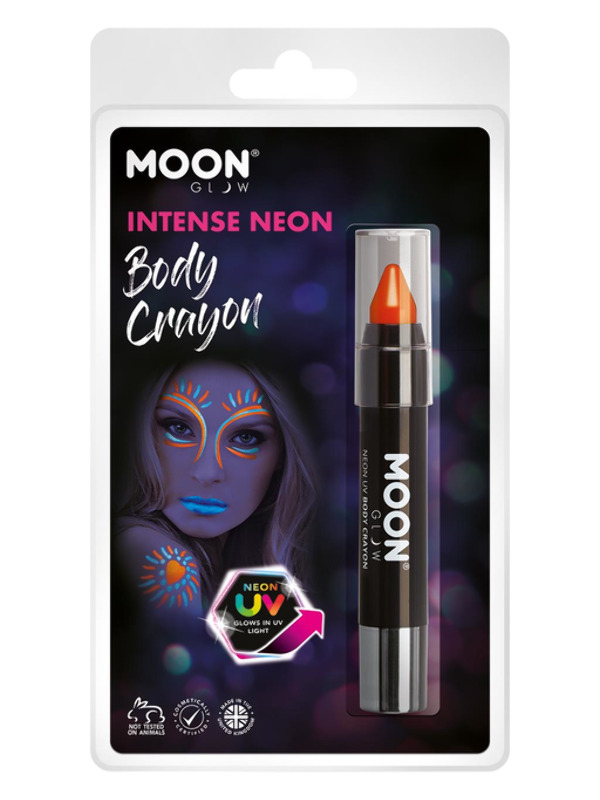 Moon Glow Intense Neon UV Body Crayons -  Intense Or - M34516