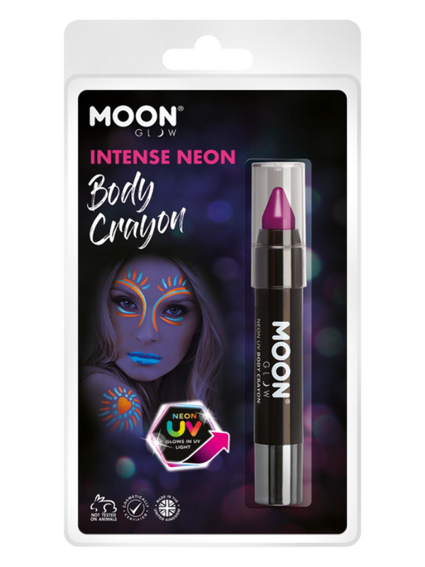 Moon Glow Intense Neon UV Body Crayons -  Intense Pu - M34578