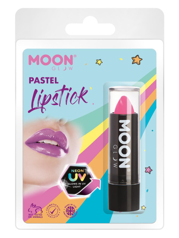 Moon Glow Pastel Neon UV Lipstick -  Pastel Pink - M37593