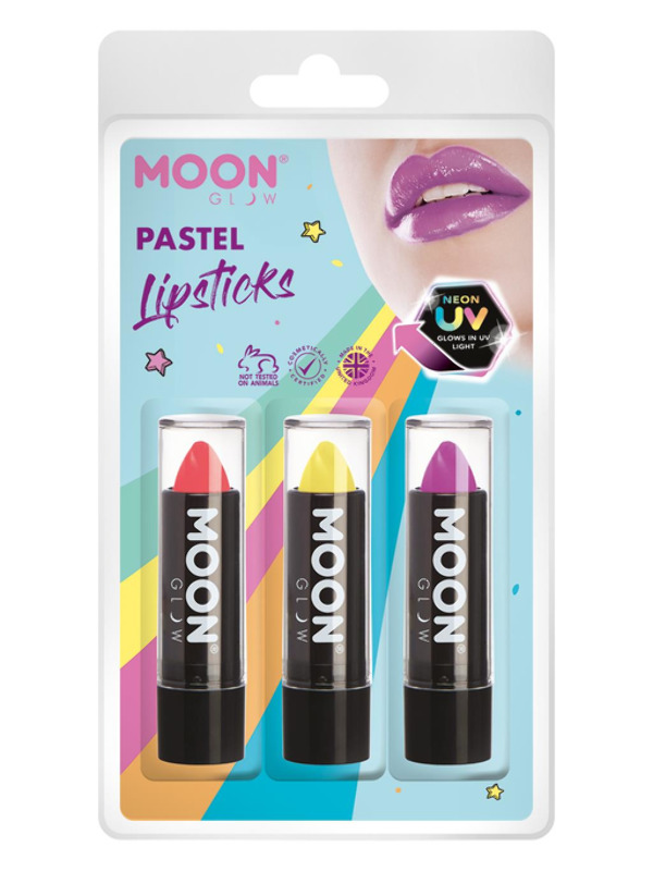 Moon Glow Pastel Neon UV Lipstick -   - M37708