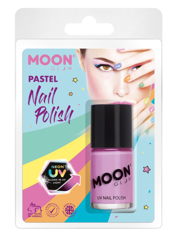 Moon Glow Pastel Neon UV Nail Polish -  Pastel Lilac - M38156