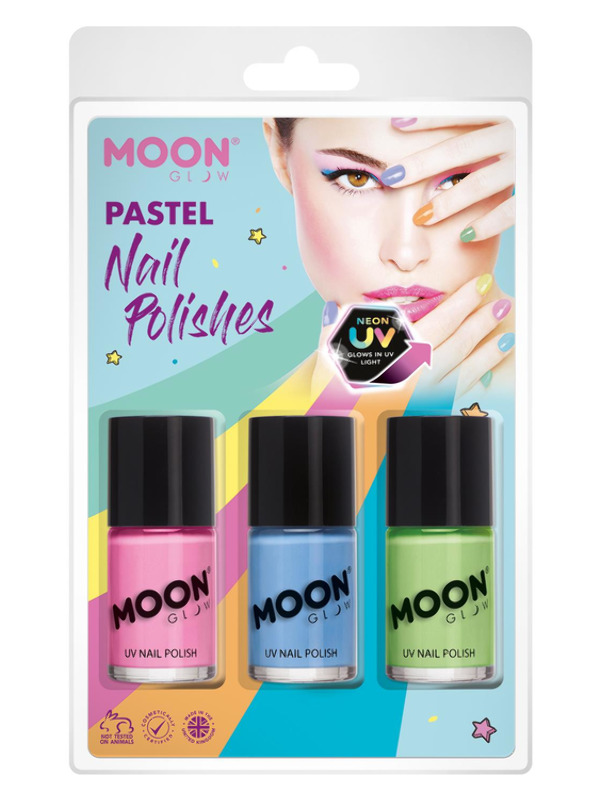 Moon Glow Pastel Neon UV Nail Polish -   - M38194