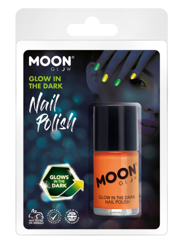 Moon Glow - Glow in the Dark Nail Polish -  Orange - M42023