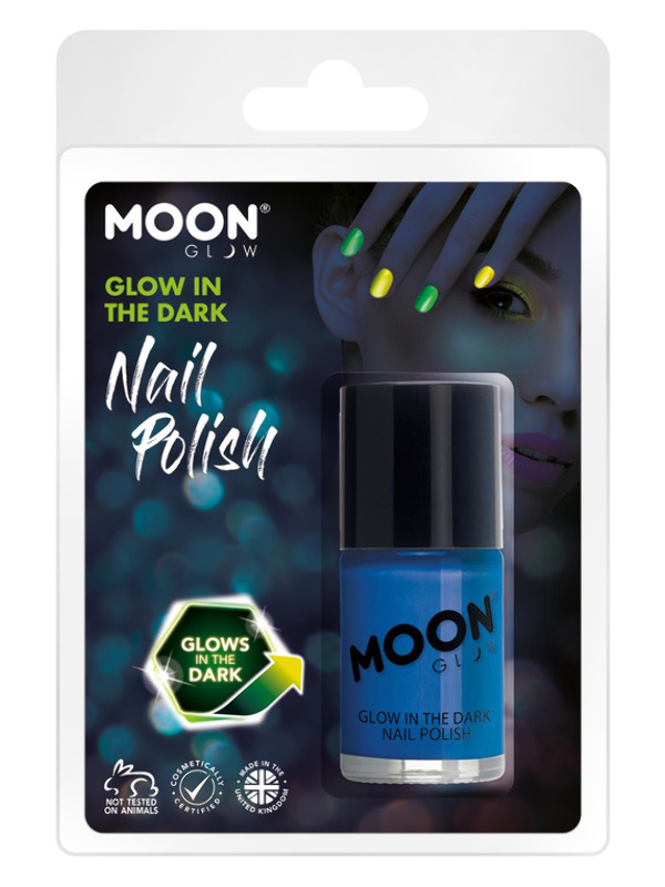 Moon Glow - Glow in the Dark Nail Polish -  Blue - M42061