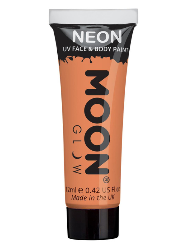 Moon Glow Pastel Neon UV Face Paint -  Pastel Orange - M5106