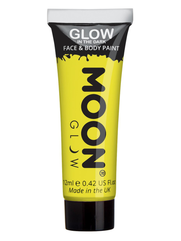 Moon Glow - Glow in the Dark Face Paint -  Yellow - M5540