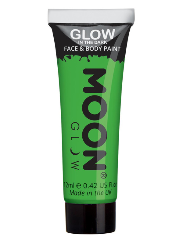 Moon Glow - Glow in the Dark Face Paint -  Green - M5557