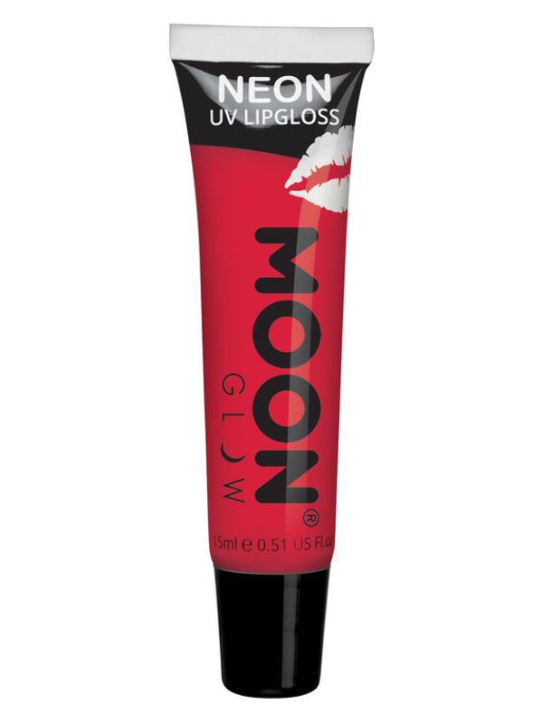 Moon Glow Intense Neon UV Fruity Lipgloss -  Red - M7520