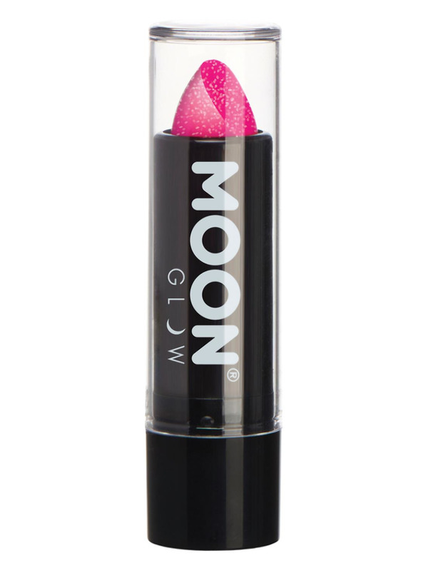 Moon Glow - Neon UV Glitter Lipstick -  Magenta - M8428