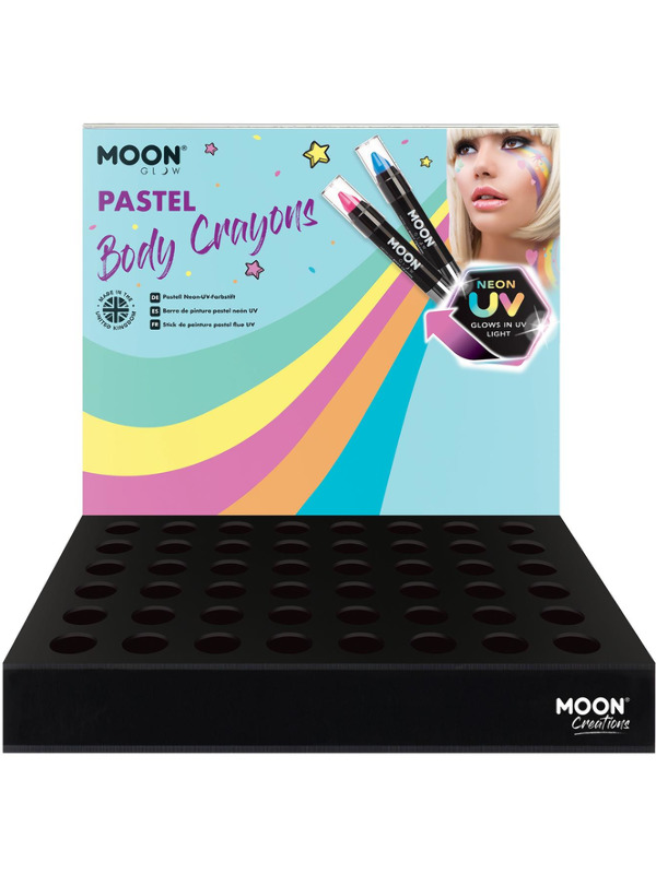 Moon Glow Pastel Neon UV Body Crayons -   - M9494