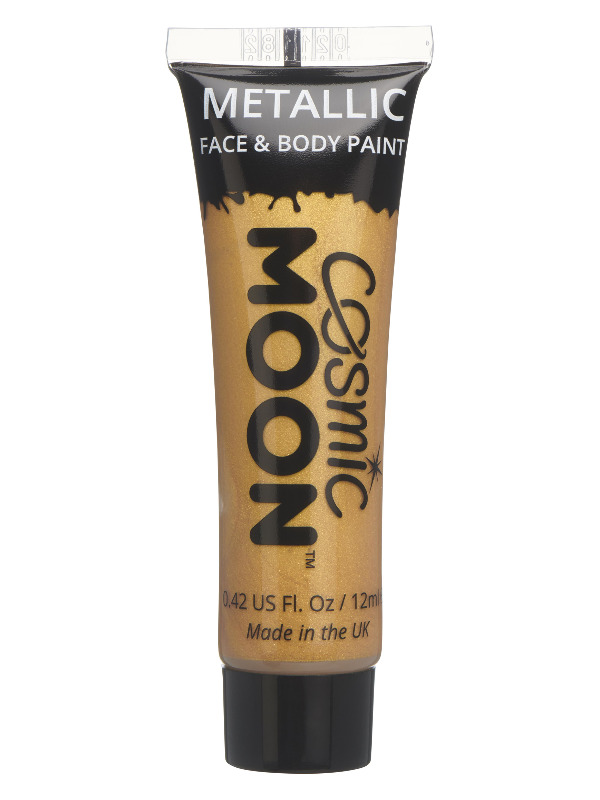 Cosmic Moon Metallic Face & Body Paint -  Gold - S02010