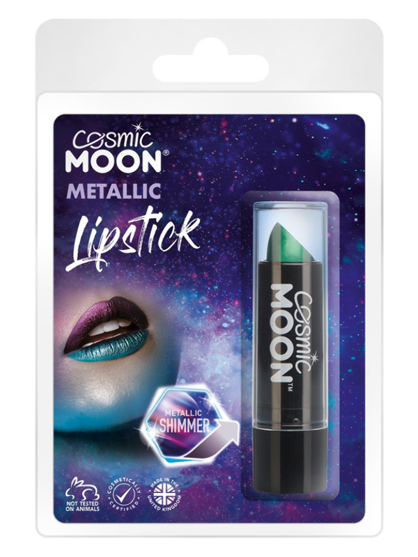 Cosmic Moon Metallic Lipstick -  Green - S10725