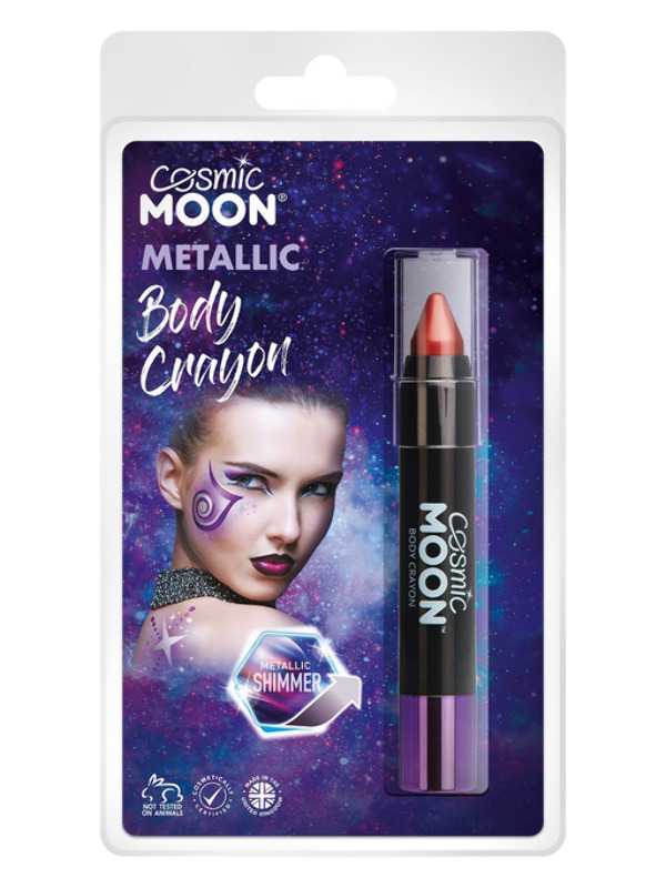 Cosmic Moon Metallic Body Crayons -  Red - S11258