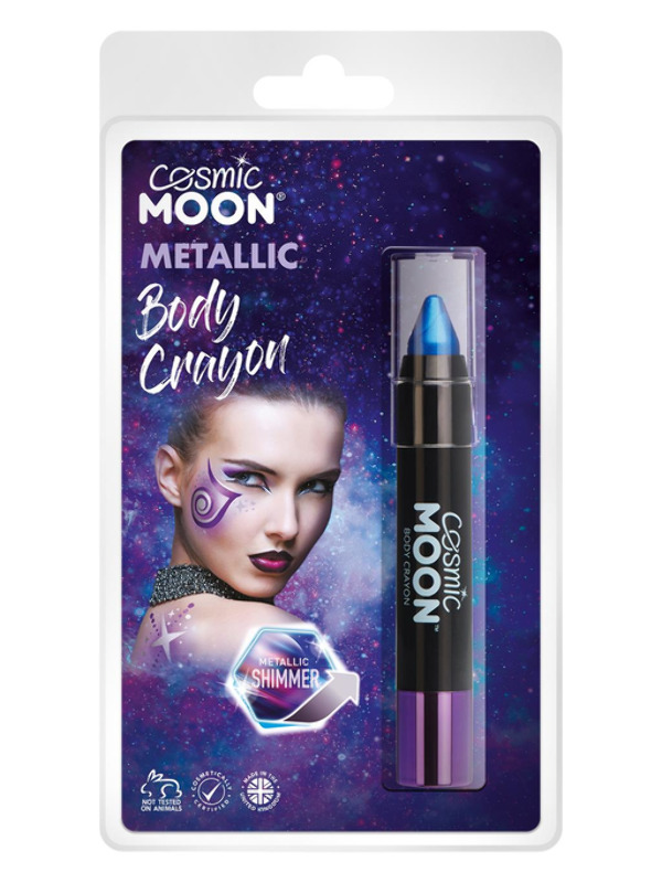 Cosmic Moon Metallic Body Crayons -  Blue - S11272