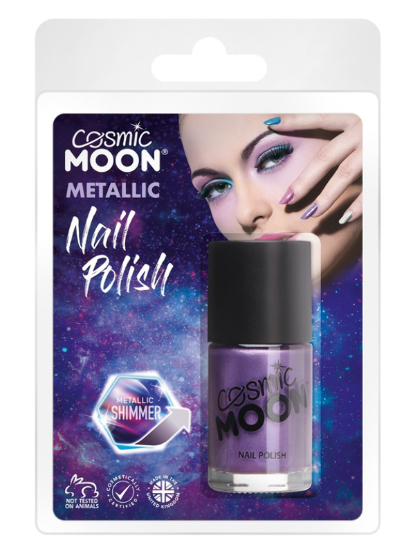 Cosmic Moon Metaillic Nail Polish -  Purple - S12286