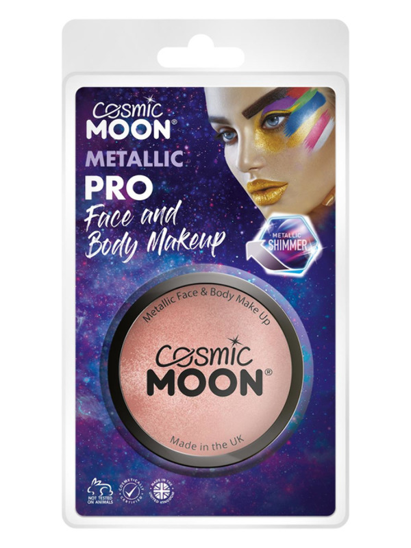 Cosmic Moon Metallic Pro Face Paint Cake Pots -  Ros - S15126