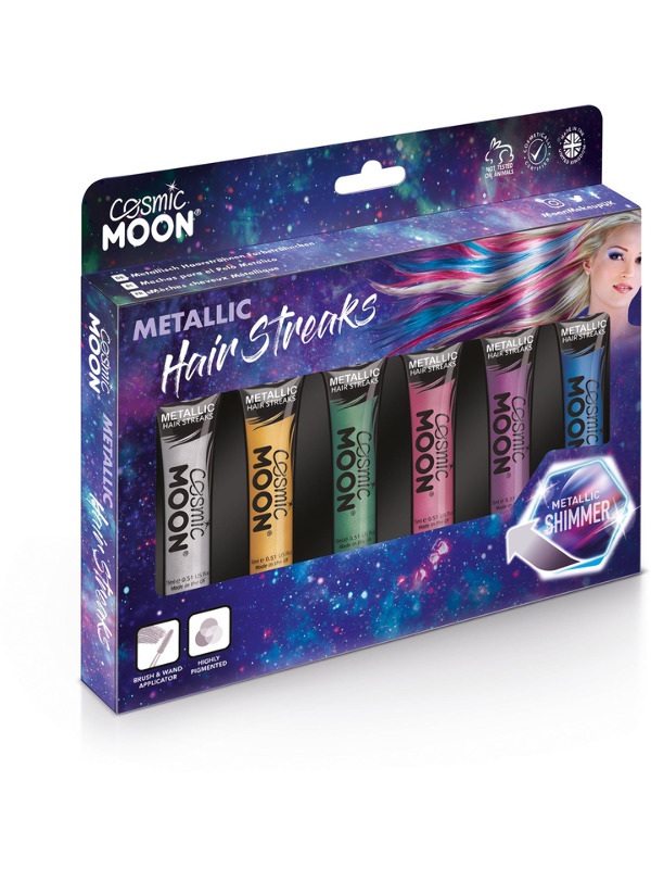 Cosmic Moon Metallic Hair Streaks -  Assorted - S22582