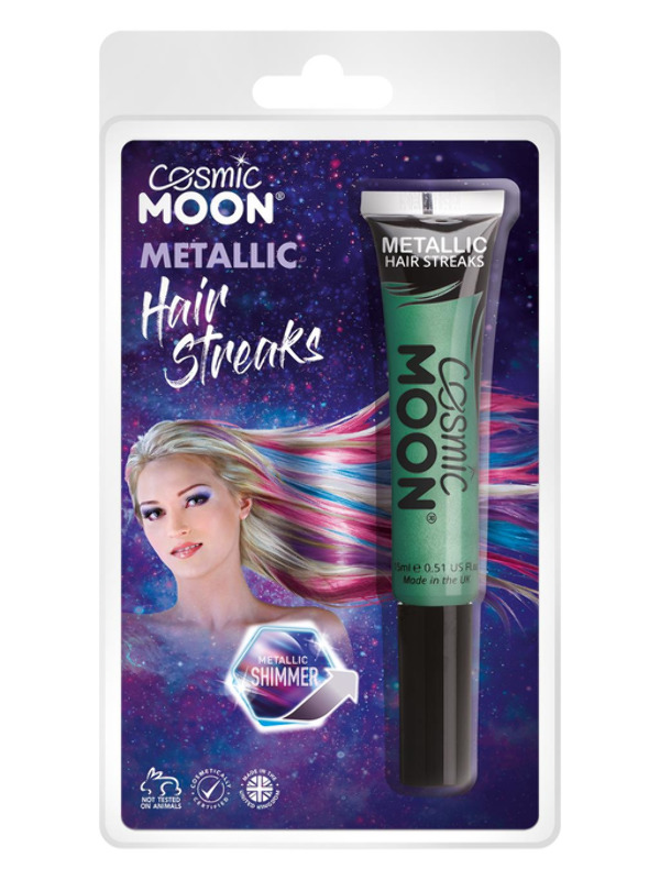 Cosmic Moon Metallic Hair Streaks -  Blue - S22728