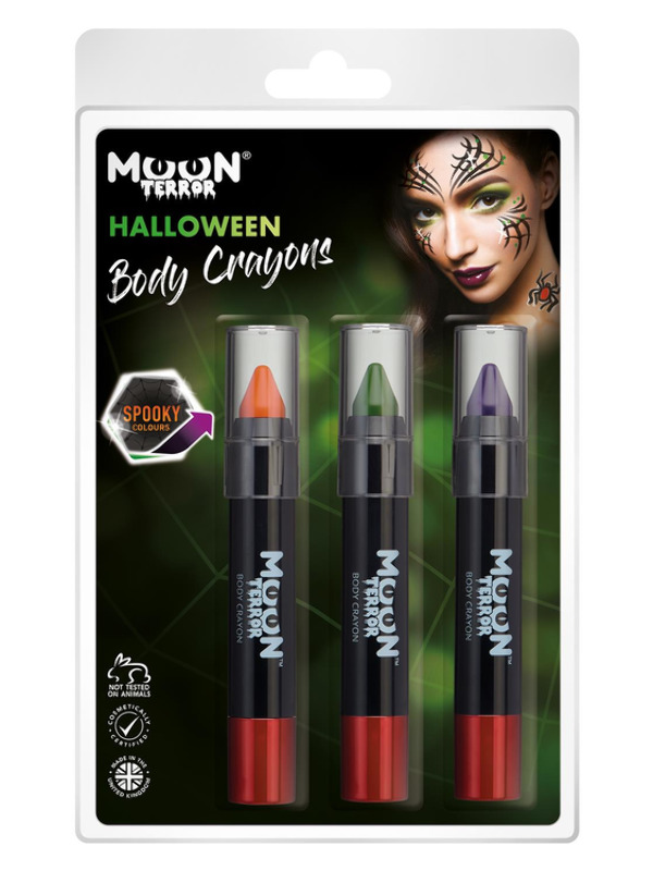 Moon Terror Halloween Body Crayons -   - T03680